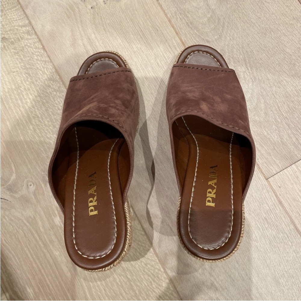 Prada Wedge Sandals - image 2